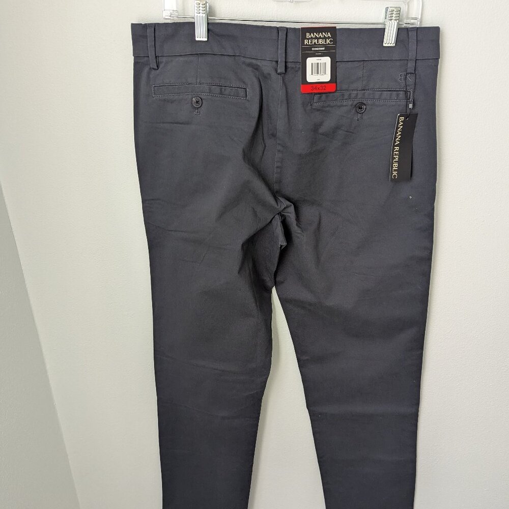 NWT Banana Republic Navy Chino Pants, 34x32 - Picture 4 of 5